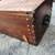 Antique Wood Stagecoach Document Box brass studs original hardware 7 thumbnail