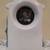 VINTAGE PORCELAIN COLONIAL-STYLE MANTEL CLOCK 7 thumbnail