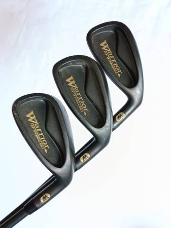 Warrior Golf Irons 5, 8 & PW with 3.1 Graphite Shafts $30 1