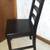 CHAIR for Desk IKEA Kaustby 12259 Black Wood Compact Size Seat 1 thumbnail