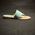 Women's Shoes - Jack Rogers "Jacks" Aqua Blue Leather Sandals 7 thumbnail