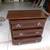 REFURBISHED VICTORIAN ERA 1880S SOLID WALNUT SMALL CHEST (PIC) 3 thumbnail