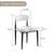 4 Pieces Boucle Armless Dining Chair, Upholstered Accent Chair (Set of 4） 7 thumbnail