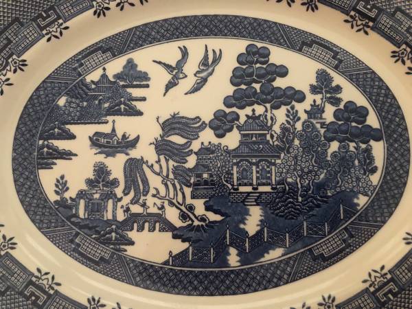Blue Willow Oval Platter - $40 (Houston)62864732084225121