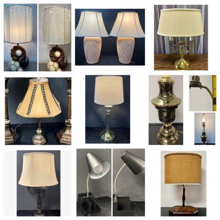 1 free lamp. Desk lamp. Ceramic lamp. Table lamp. Limit 1 Freebie Monthly 1