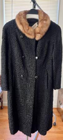 Vintage Astrakhan coat 1