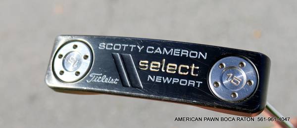 Scotty Cameron Select Newport Putter Dark /Gold Original Steel  RH 1