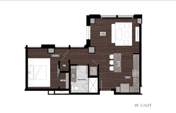 $1915.00 / 1br - 845ft2 - Corner One Bed, One Bath Apartment With Beautiful Views63982131449859121