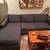 L Couch Sectional - Navy 2 thumbnail