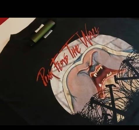 VTG Vintage 90's Pink Floyd The Wall Psych Rock Shirt - Adult Men's SZ 1