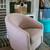 Madison Swivel Glider Chair Blush Pink 2 thumbnail
