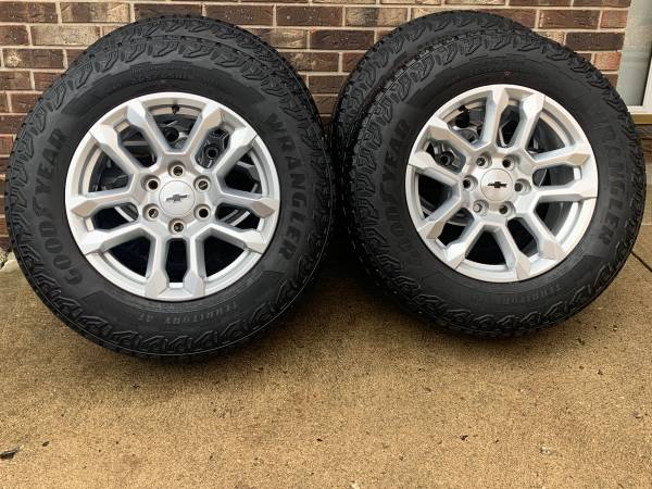 4- 18” Chevy 6 Lug Wheels & Tires 1