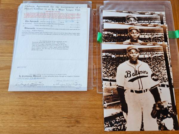 Eugene Stephens Player's Contract Baseball Uniform Agreement 1952 1