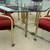 Chromcraft Vintage Gold Chrome Deep Red Velvet MCM Mid Century Modern Kitchen Ta 4 thumbnail