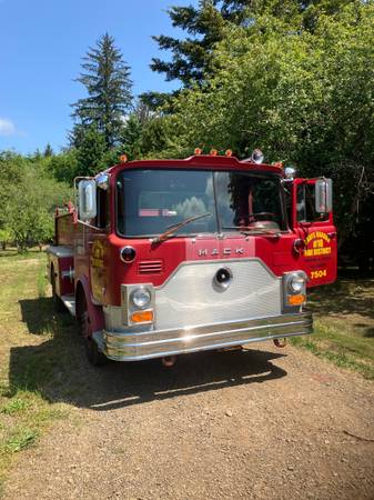 CAMIÓN DE BOMBEROS MACK ORIGINAL DE 1971 EN VENTA - 3500 USD (Port Angeles, WA)63442635559937122