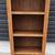 Solid oak 4 shelf bookcase 1 thumbnail