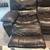 (2) Real Leather Sofas w/Recliners - Dark Brown - PU Ramsey 5 thumbnail