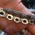 Sterling Silver Bracelet with Garnet Stones and Marcasite Details 8 thumbnail