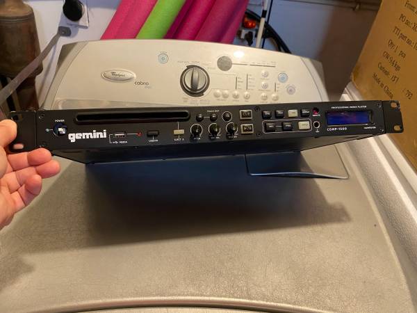 Gemini CDMP-1500 Single 1U CD/MP3/USB Professional Player 1