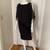 R&M RICHARDS BLACK FRINGE PONCHO DRESS Size 6 1 thumbnail