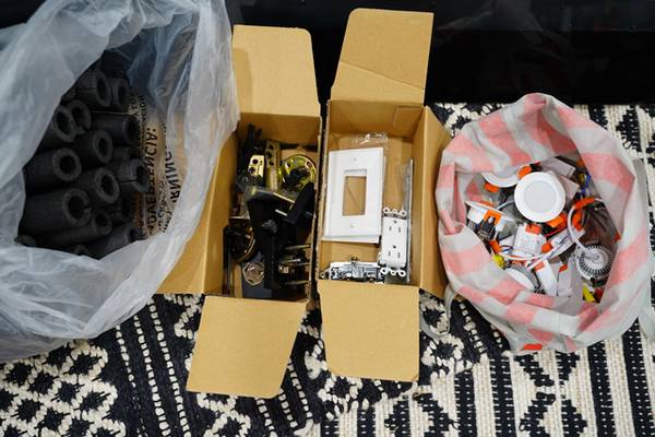 Locks, insulation, lighting, outlets for renos/flips/home improve 1