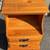 Vintage Two Drawer Solid Wood Colonial Style End Table 4 thumbnail
