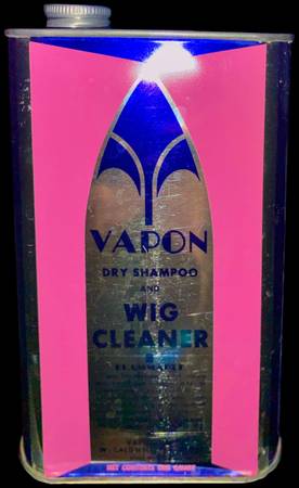 VINTAGE VAPON WIG CLEANER CAN 1 QUART EXTREMAMENTE RARO - $16 (Baldwin)63471464796417121