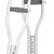 Used Pair Crutches JMC-002 Medium Under Arm Aluminum Push Button 2 thumbnail