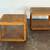 1980’s oak cube side tables 9 thumbnail