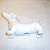 World Market Dachshund Shaped Picture Frame; White Ceramic Weiner Dog 11 thumbnail