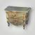 Short French Country Nightstand Distressed Crackle Sage 2 Drawers 1 thumbnail
