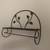 Metal Wall Shelf with Leaf Design – Towel Bar & Shelf 3 thumbnail