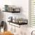 Floating Shelves for Wall Set of 2, Wall Mounted Storage Shelves with 4 thumbnail