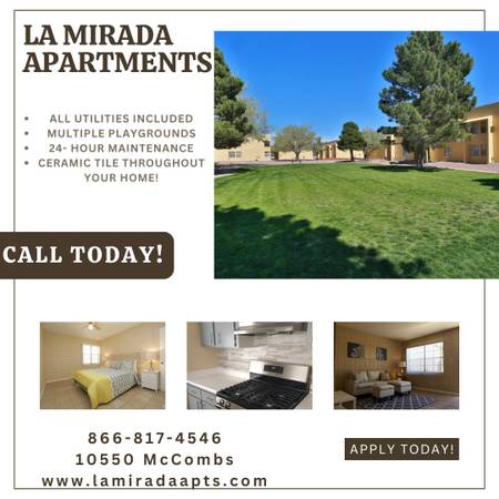 2 BEDROOM 1 BATH READY FOR MOVE IN! DO NOT WAIT! 1
