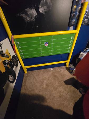 NFL goal post full size headboard 1