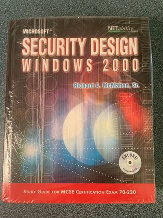 Microsoft Security Design Windows (2000, HC) - Brand New 1