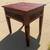 Antique Carved Wood Island Table Butcher Block Style 1 thumbnail