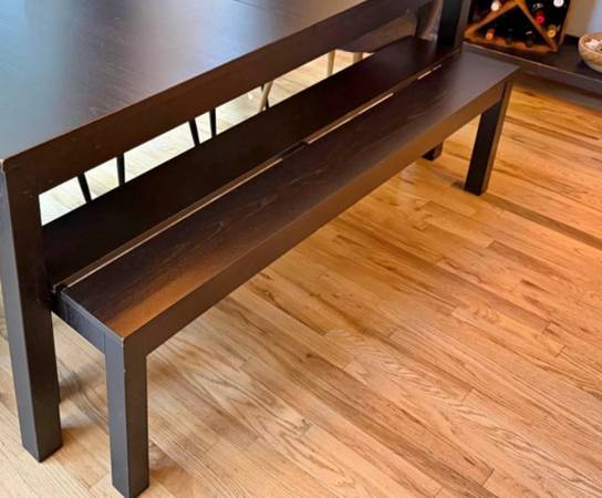 Ikea BJURSTA dining bench in a -black finish 1