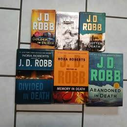 6 JD Robb Books Eve Dallas All FIRST EDITIONS Forgotten Golden Abandon 1