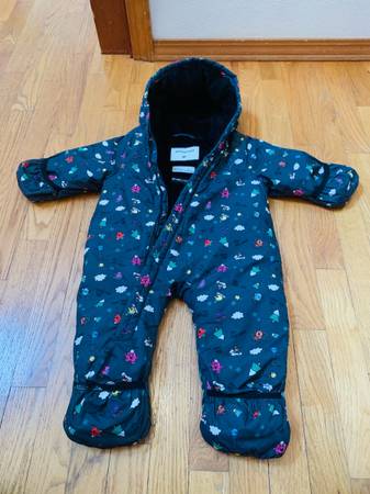 Quiksilver Waterproof Baby 6 M Snowsuit, DryFlight Technology Pd $100 1