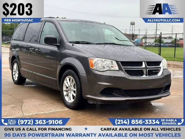 $203/mo - 2016 Dodge Grand Caravan Passenger SXT Minivan 4D 4 D 4-D - $6,499 (Ally Auto LLC)63483912072579122