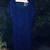 Nice Royal Blue Beaded Cocktail Dress - Size 12 2 thumbnail