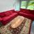 Matching Red Sofa Set – 2 Jonathan Louis Couches – Excellent Condition 2 thumbnail