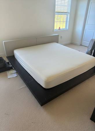 Modloft Platform Bed Frame and mat, King — $895 (Mt Olive / Budd Lake) 1