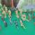 Toy Rocket launcher plus Collection of 49 1950s Plastic Soldiers 9 thumbnail