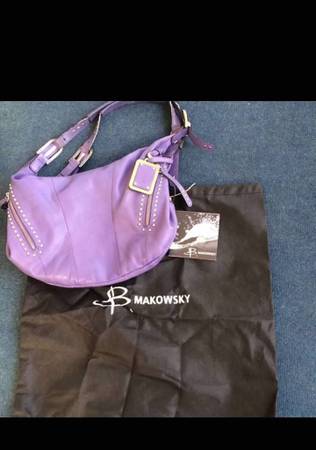 B. Markowsky Leather Pocketbook  PURPLE JUST REDUCED 1