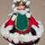 Vintage Handcrafted Mrs. Claus Folded Magazine Pages Centerpiece 1 thumbnail