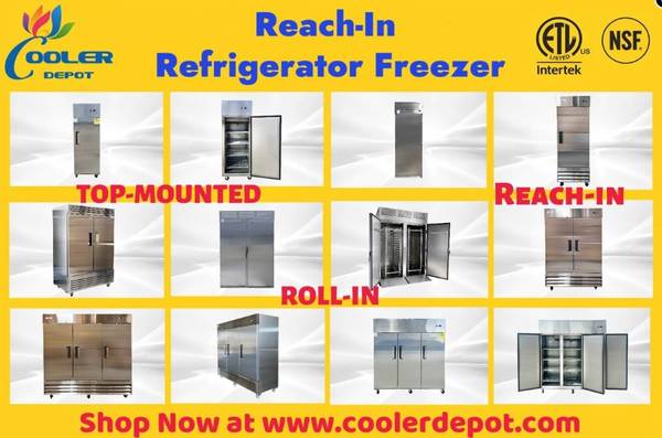 NEW Commercial Refrigerators and Freezers 1