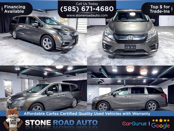 2018 Honda Odyssey EX-L automático - $16,495 (Stone Road Auto)63442679314691121