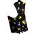 Equipment Femme Samantha Floral Midi Dress asymmetric size 12 black b 17 thumbnail